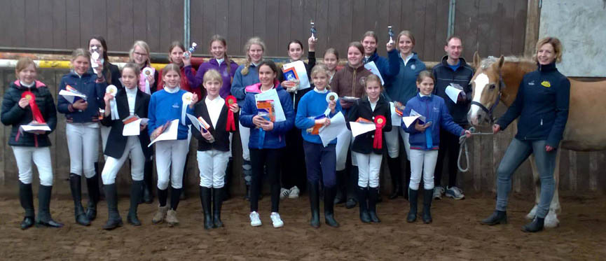 Deelnemers Finale Stal Sibma Epplejeck Wintercompetitie
